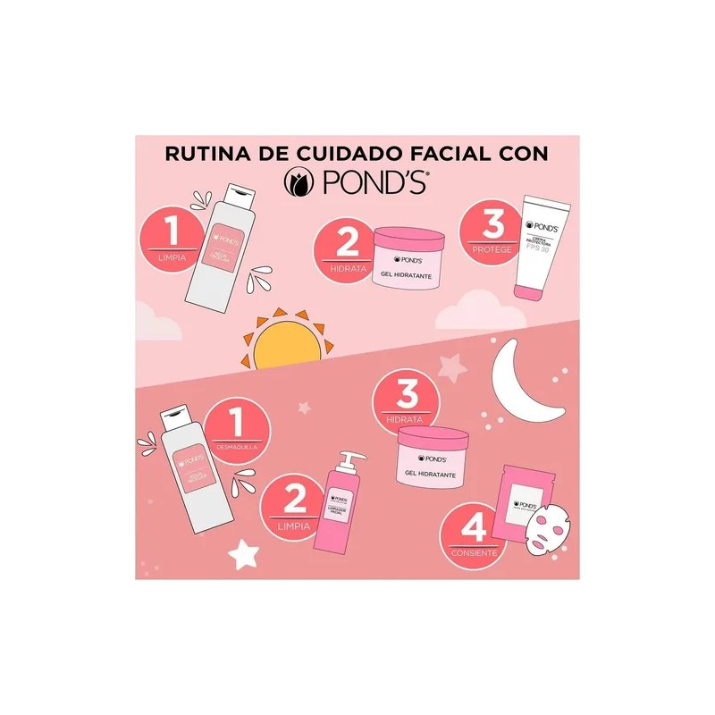 Agua Micelar Ponds Fruity Hydra Fresh Sandia Todo Tipo Piel