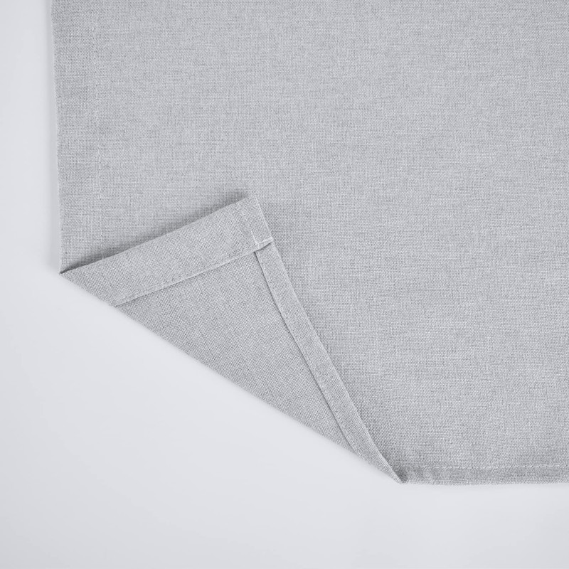 Kitchen Tier Curtains Over Sink Grey 30 inch Length Privacy