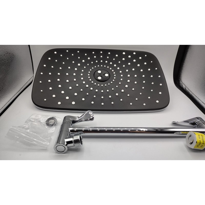 Veken 11.8" Rain Shower Head, Rectangular Rainfall Showerhead with 11"