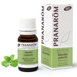 Pranarom Peppermint BIO Chemo Type Essential Oil 0.3 fl oz (10 ml)