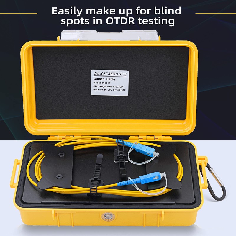 Cruiser SC/UPC OTDR Launch Cable Box 1km Extension Cord Single