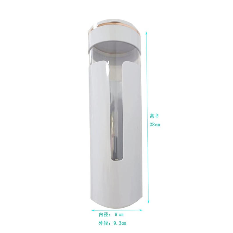 Disposable Cup Dispenser, Wall-Mounted Cup Holder, with Magnet, 3-Way Installation
