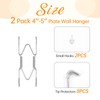 2 Pack Plate Hangers for The Wall, Suitable for 4-5