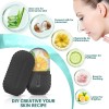 Set Facial 3 Piezas Rodillo De Hielo Y Gua Sha
