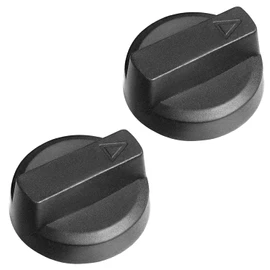 Bidet Seats Replacement Knob Compatible With Luxe Bidet Neo 120 & Neo 185, Knob Accessories for Luxe Bidet Neo 120 & Neo 185, Neo Knob, Non-Electric Bidet Attachment for Toilet Seat, 2 Pcs Black