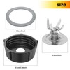 Blender Replacement Parts for Oster Blender - 6-Point Stainless Steel
