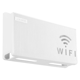 Wireless Router Wifi Storage Box,Wall Hanging Plug Board Bracket Cable Storage Organizer Router Shelf Media Shelf White Storage Boxes Hider Box Trinkets for Home Bedroom Living Room Office