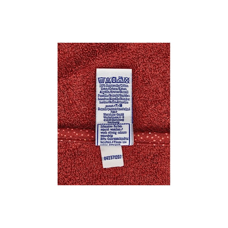 Sterntaler Emmily Hooded Bath Towel 80 x 80 cm Red