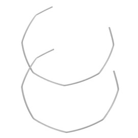 SHOWERORO 2pcs Stainless Machine Handle Retaining Clip Portafilter Spring Clip for Semi Automatic Espresso Machines Easy Installation and Secure Fit for Optimal Performance