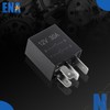 ENA 4 Pack 4 Pin 30AMP 12V DC SPST Black
