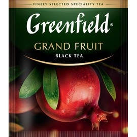 Greenfield Grand Fruit Black Tea Fruit & Herbal Collection 25 Teabags The Execptional Freshness Of Tea Is Guranteed By The Special Foil Sachet