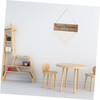 IWOWHERO 1 Set Wooden Cutouts for DIY Projects Heart Shaped