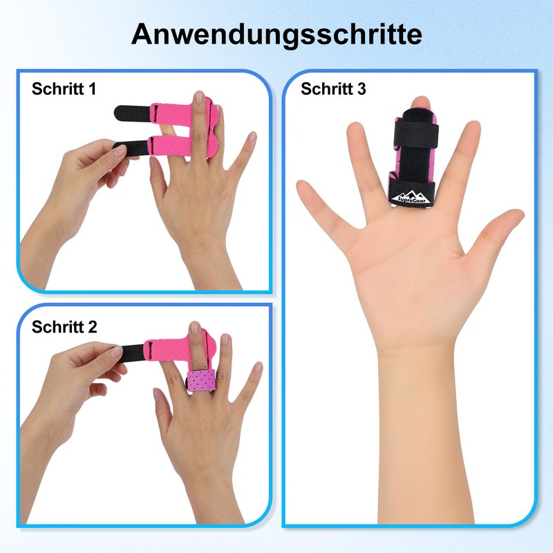 supregear Finger Splints, Pack of 2 Adjustable Finger Support, Comfortable