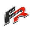 1 Piece 3D Metal FR Car Side Fender Suitcase Emblem