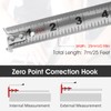 25ft Tape Measure - Heavy Duty Stainless Steel Measuring Tape