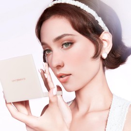 CARSLAN 3 Colors Blush Palette For Cheek Makeup, Matte Blush Powder Blendable Face Blush, 12H Longlasting, Lightweight, Smooth Pink, Sunset Orange, 0.37Oz