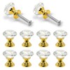 Pack of 10 Crystal Drawer Knobs, Knob for Cupboard, Door