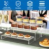 Eidoct Clear Acrylic Display Risers 4Sets 12Pcs Tabletop Display Riser