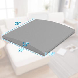 Curve Furniture Seat- 20" x 20" Foam Cushion Couch Cushion Support- High-DensitySag Repair Replacement for Sofa Couch Loveseat Chair