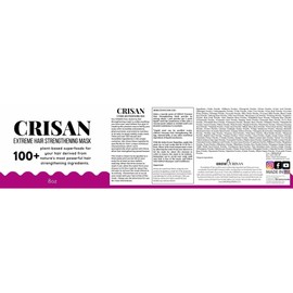 CRISAN Extreme Hair Strengthening Mask - 100+ Plant-Based Hair Strengthening Ingredients
