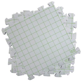 Boye Interlocking Needlepoint, Knitting, and Crochet Blocking Boards, 12'' W x 12'' L, 4pc