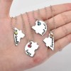 ZIVOR - Set 4 Collares Corazón Siempre Amigos Forever Friends