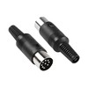 MEIRIYFA DIN 8-Pin Male Plug Connector, 4 Pack DIN 8