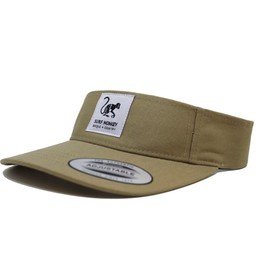 Surf Monkey Mens Womens Golf Tennis Visor - One Size - Cotton, beige
