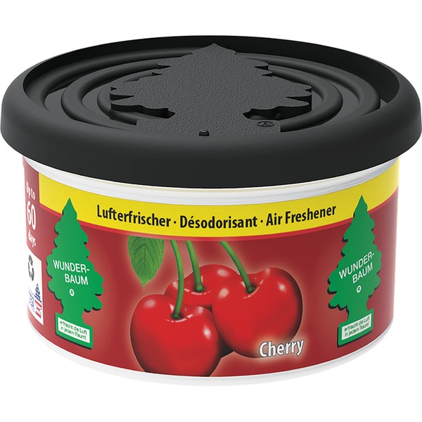 Wunderbaum Air Freshening Scents Fibre Metal Can Up to 60