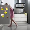Sublimation Magnet Blanks,16 Pcs Sublimation Blank Refrigerator Magnets Sublimation Refrigerator