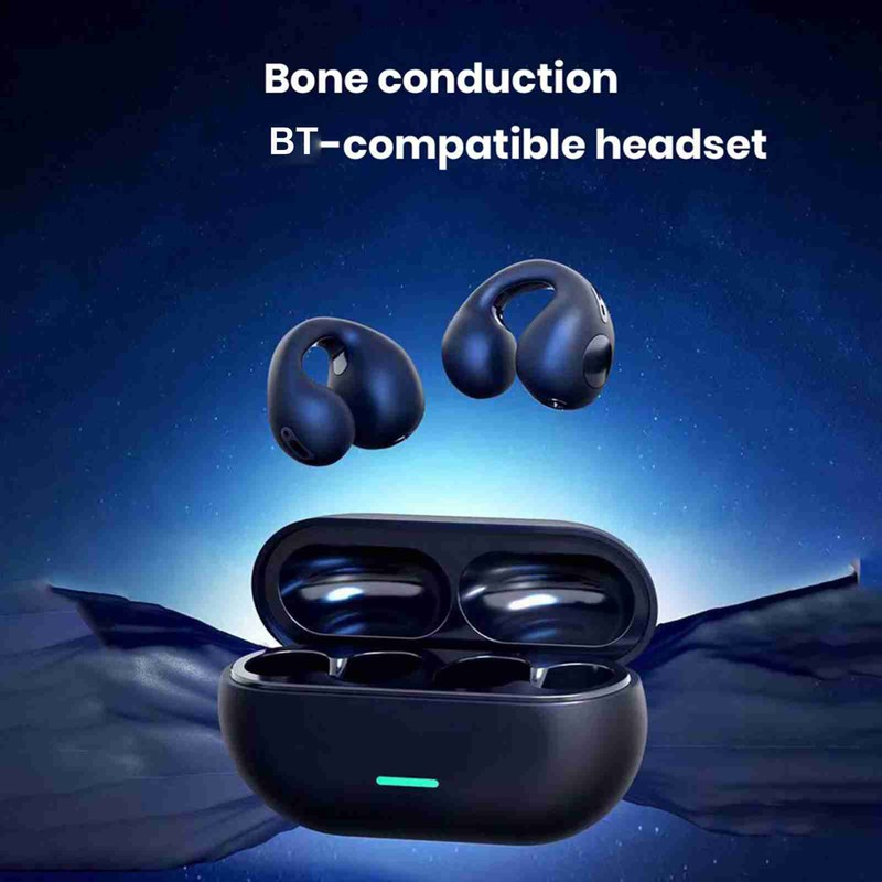 Bluetooth Earphones Smart Touch Control Ergonomic Wireless Cilp Ear Bone