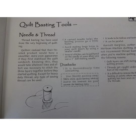 How to Quilt Basics Basting Techniques & Quilting Batting Choices Book WE69489