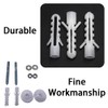yeenelwboo 2 Sets Bathrooms Fitting Kit Screw Bolts Wall Mounted