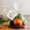 WIKDAY Cellophane Treat Bags with Ties 6x10 Inches 200 PCS