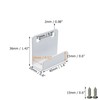 Coshar 10PCS Stainless Steel Tile Hanger Bracket Hook Fastener Heavy