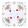 Simhomsen Embroidered Small Chicks Square Tablecloth for Easter Holiday or