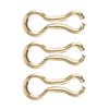 300PCS Carp Fishing Wire Eyes Sinker Steel Alloy Screw Leads