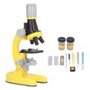 Kids Microscope Kit LED 1200X Microscope with Specimen Slides Science