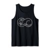 Minimal Line Degu Infinity Symbol Tank Top