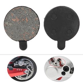 Cocoarm Frenos de Disco para Bicicleta, 4 Pares Pastillas de Freno Semi-metálicas de Cobre Rojo Balatas para Bicicleta, Accesorios para Scooter Eléctr