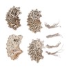 Wooden Pendants Unique Hand Made DIY Artworks Handicrafts Wood Chips