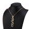 KRUCKEL olympics we are the world 18k Shiny sparkling necklace