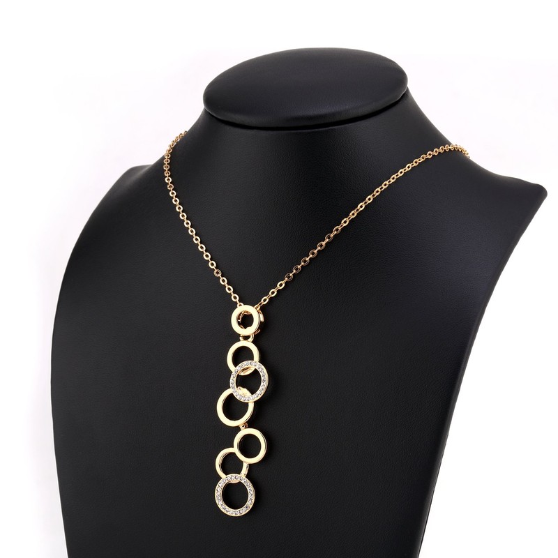 KRUCKEL olympics we are the world 18k Shiny sparkling necklace