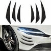 Yungeln 6 Pieces Universal Car Front Spoiler Front Bumper Spoiler
