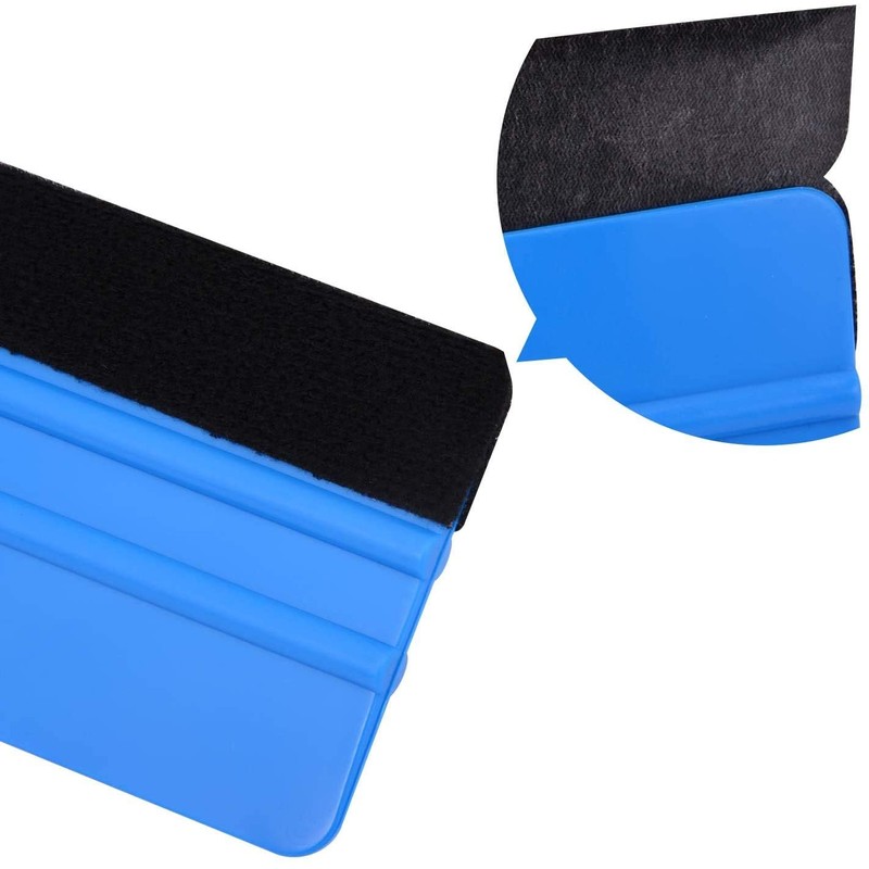 EHDIS Vinyl Squeegee Buffer Self-Adhesive Fabric Felt Edge for 4