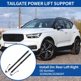 ARISELIFT Rear Left Right Tailgate Power Lift Support for VOLVO XC40 2020-2025 Rear Liftgate Power Hatch Shock Strut No.32296296/32296297/32357573/32357574 Electric Trunk Liftgate 1 Pair