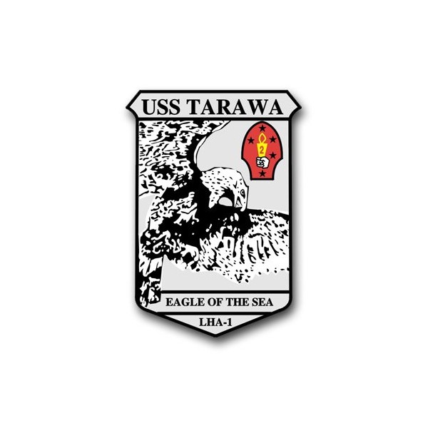 US Navy Ship USS Tarawa LHA-1 Decal Sticker 3.8"