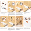Jiayi Push to Open Door Catches Heavy Duty 2 Pack