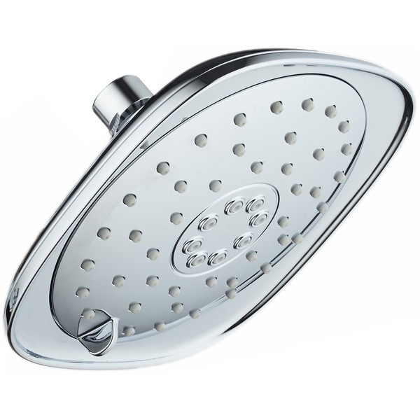 AquaDance Pressure 3-Function Giant 7.3-Inch Designer Rain Shower Head w/High