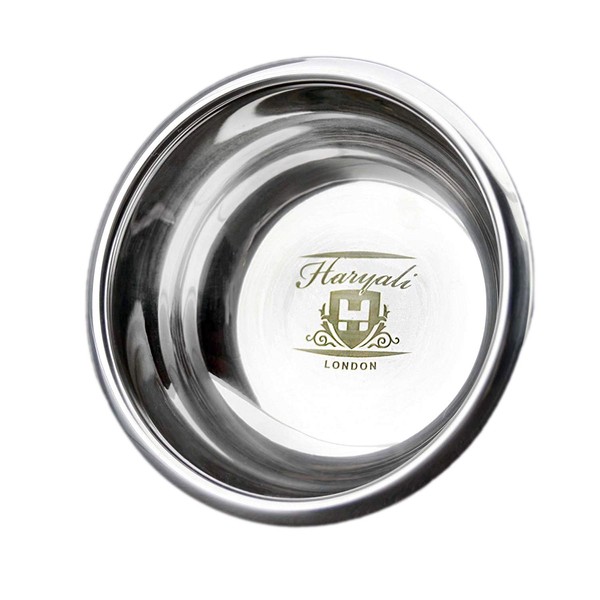 Haryali London Classic Stainless Steel Shaving Bowl by Haryali London